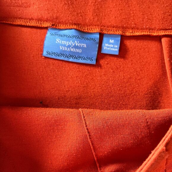 Simply Vera Vera Wang women’s size medium orange fall skirt VTG Y2K - Picture 4 of 8
